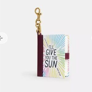 Coach I'll Give You The Sun By Jandy Nelson Book Bag Charm